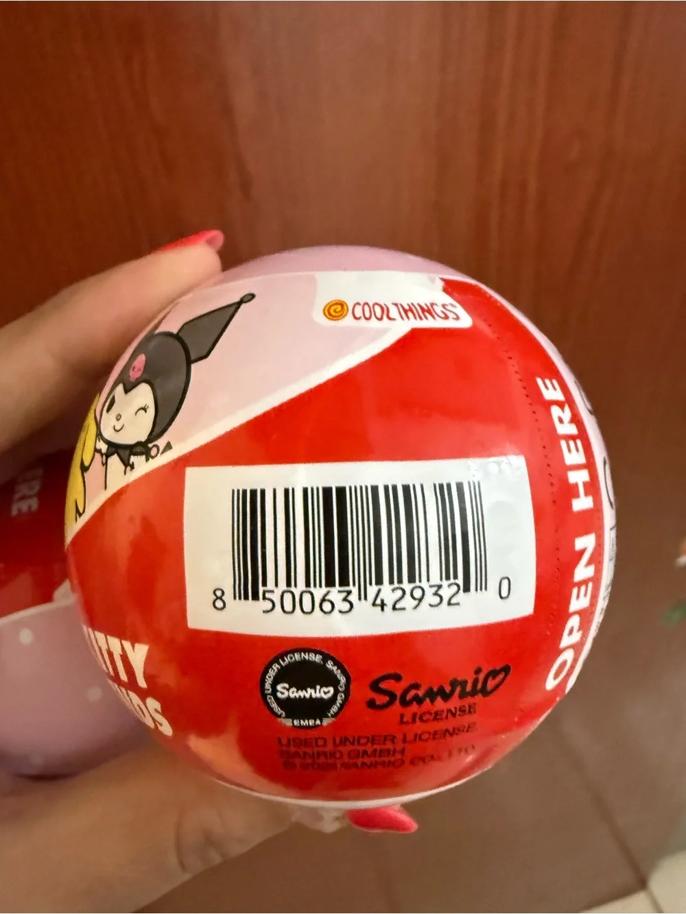Sanrio Hello Kitty and Friends Tutty Frutty Blind Ball Mystery Capsule NWT